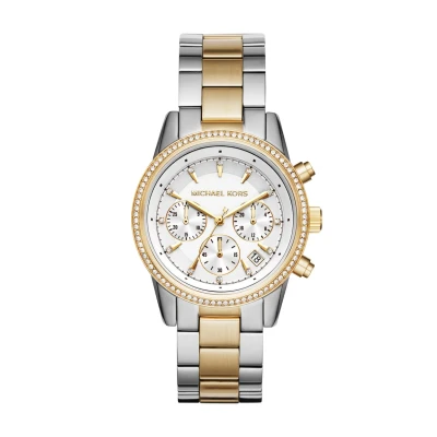 Kép: Michael Kors RITZ Kronográf óra silvercoloured/goldcoloured, Méret: One Size, Silver coloured/gold coloured