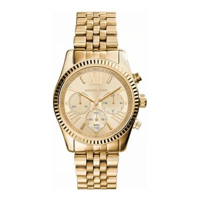 Kép: Michael Kors Traditional Lexington Kronográf óra goldcoloured, Méret: One Size, Gold coloured