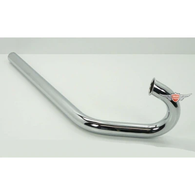 Kép: Felhúzott kipufogócső, átmérő 28mm, teljes hossz ívtől 520mm Hercules K 50 RX, SB, DKW, KTM számára