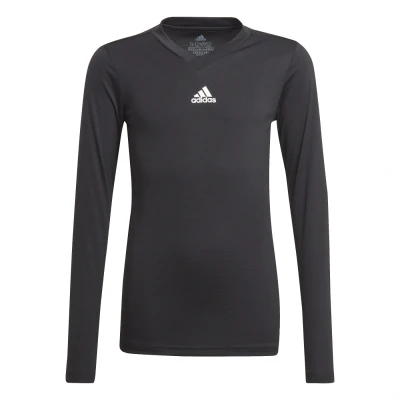 Kép: adidas Performance TEAM BASE Unisex Hosszú ujjú felső gyerekeknek, Méret: 128, Black