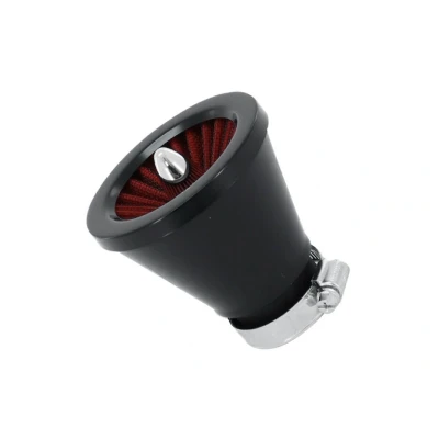 Kép: Légszűrő egyenes Turbina piros / fekete D.28 35mm