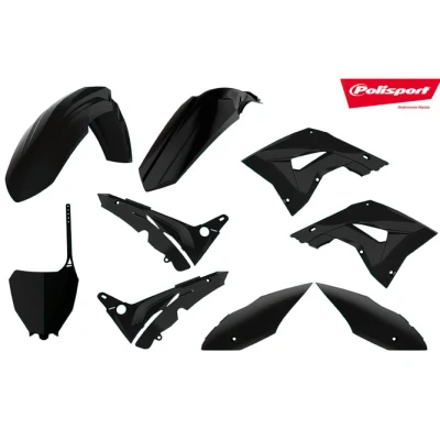 Kép: Idomkészlet Polisport fekete Honda CR125 / 250R