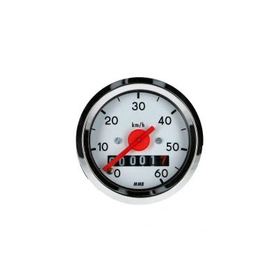 Kép: Sebességmérő 60km/h kerek 48mm Simson S50, S51, S70, Schwalbe, Sperber, Habicht, Star, Star
