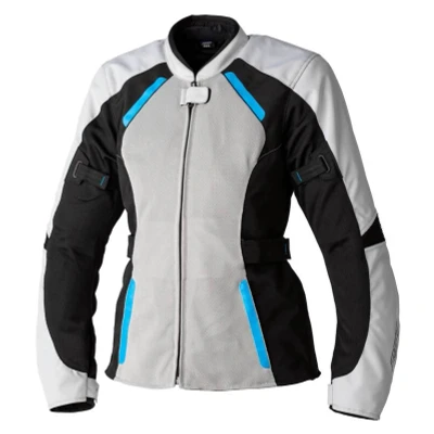 Kép: RST Ava Mesh CE női textil dzseki ezüst/fekete/kék XS méret