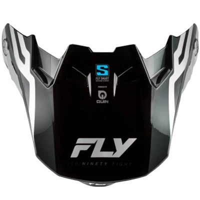 Kép: FLY RACING Formula S Carbon Byte csúcs fekete karbon/szürke/ezüst Sisakok és ruházat Sisak alkatrész