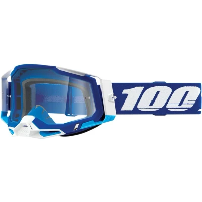 Kép: MX 100% Racecraft 2 kék átlátszó szemüveg