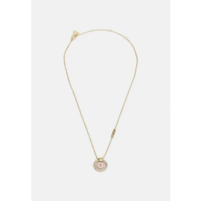Kép: Guess KNOT YOU Nyaklánc Yellow goldcoloured/pink, Méret: One Size, gold coloured/pink