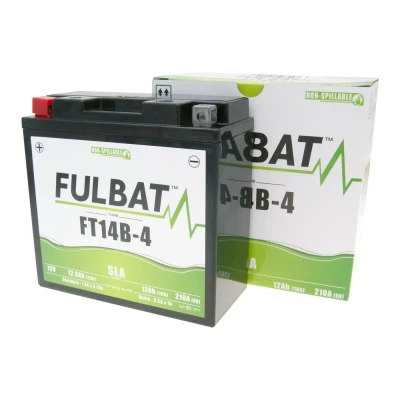 Kép: Fulbat FT14B 4 SLA zárt ólomsavas akkumulátor