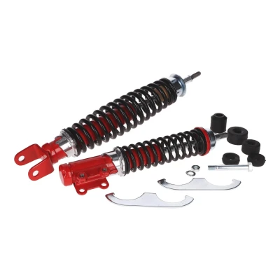 Kép: Carbone Sport piros/fekete első, hátsó lengéscsillapító (teleszkóp) szett Vespa PK 50 1990 , 80/100/125