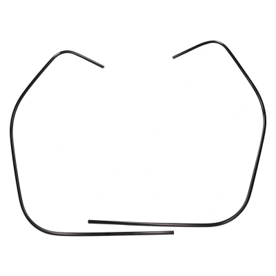 Kép: Peremvédő / réselt cső szett lábvédő 1460mm fekete Vespa GTS 125, HPE 300, Super GTV