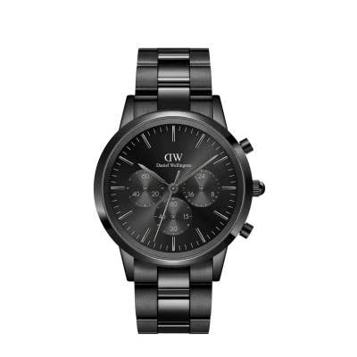 Kép: Daniel Wellington Iconic Kronográf óra, Méret: 42, Black