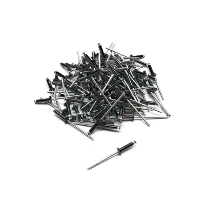 Kép: Szegecsek rendszámtábla tartóhoz 4x16mm fekete (x100)