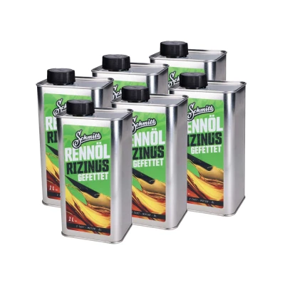 Kép: 2 ütemű motorolaj / vegyes olaj Schmitt Racing Oil Castor Sixpack 6x1Litre