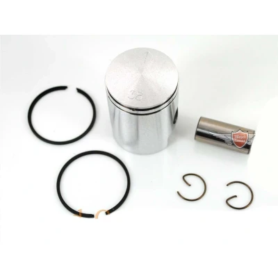 Kép: Dugattyú komplett készlet 38 mm átmérő 14 dugattyúcsapszeg Hercules K 50, KX, GT, GX, Supra, DKW, KTM számára
