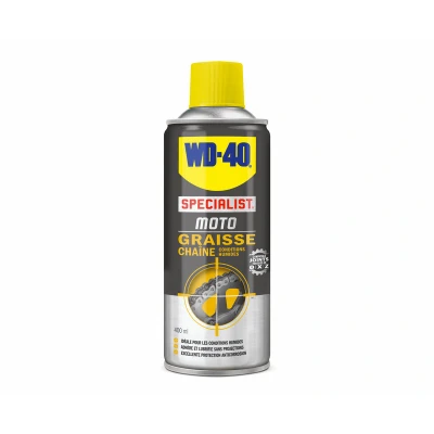Kép: WD 40 Specialist Motorbike Nedves Körülményekre Szánt Lánckenő Viasz Spray 400ml