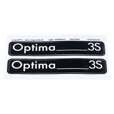 Kép: Matrica készlet MOGA 2 darab 105mm x 21mm Hercules Optima 3S hez