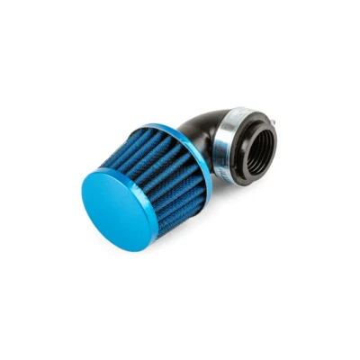 Kép: Levegőszűrő KN kúpos 90 fokos 28 35mm kék