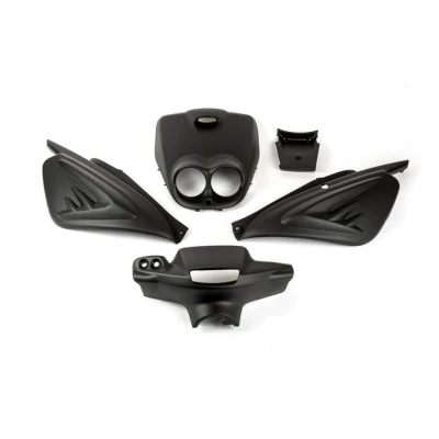 Kép: Burkolatkészlet 5 db fekete matt Yamaha Spy