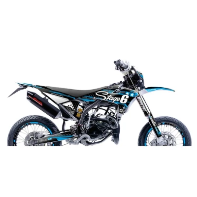 Kép: Grafikai készlet Fantic XM 50 2017 2022 Stage6 Kék