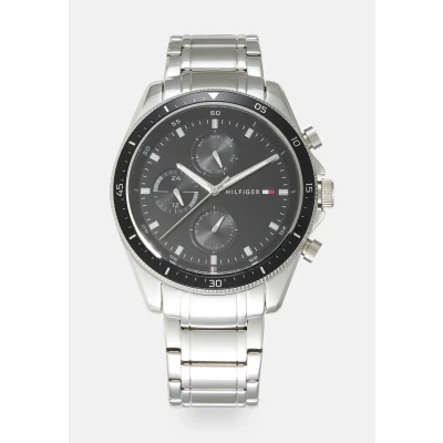 Kép: Tommy Hilfiger Parker Óra silvercoloured/black, Méret: One Size, Silver coloured/black