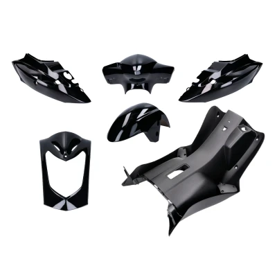 Kép: Burkolatkészlet 6 db. fekete Kymco Agility 50 / 125 (kétüléses)