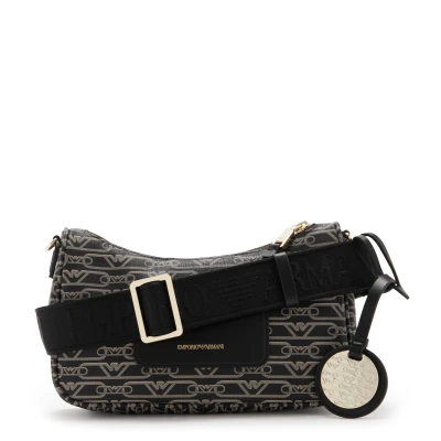 Kép: Emporio Armani Baguette Monogram Keresztpántos táska, Méret: One Size, Nero/ecru