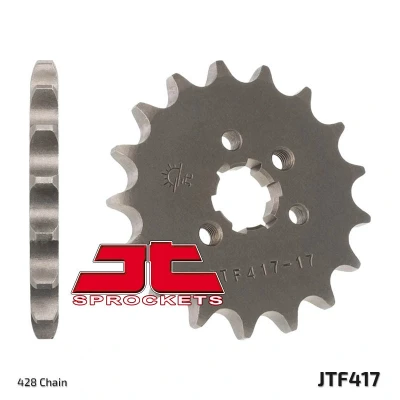 Kép: JT SPROCKETS Acél Standard Első Láncfogó 417 428