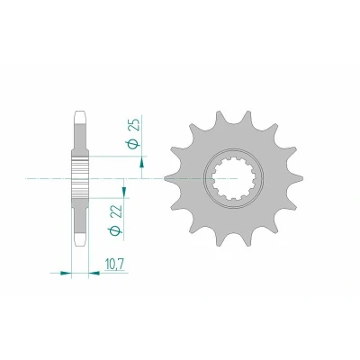 Kép: AFAM 21606 17 Láncfogaskerék
