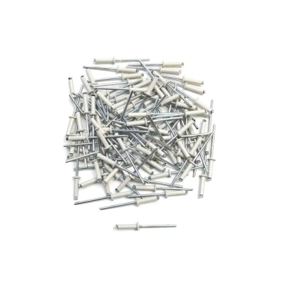 Kép: Szegecsek rendszámtábla tartóhoz 4x16mm fehér (100 db)