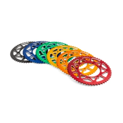 Kép: Hátsó lánckerék 53 fogas 420 Stage6 alumínium CNC zöld Aprilia SX 50