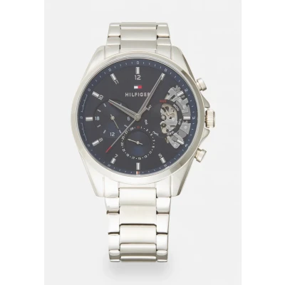 Kép: Tommy Hilfiger Baker Kronográf óra silvercoloured/blue, Méret: One Size, Silver coloured/blue