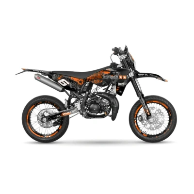 Kép: Grafikai készlet Sherco SM R 50 2018 után Stage6 narancs / fekete