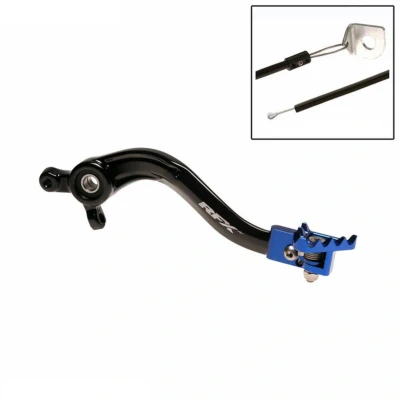 Kép: RFX Pro ST hátsó fékkar (fekete/kék) Yamaha YZ65/85