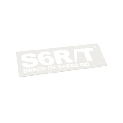 Kép: Fehér, vágott Stage6 R/T matrica 75x26mm