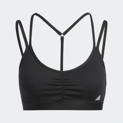 Kép: Női Enyhe tartású sportmelltartó ADIDAS YO ESS LS BRA HE9060 Fekete