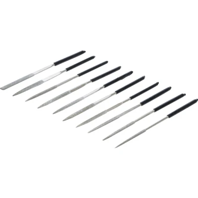 Kép: Gyémánt reszelőkészlet BGS egyenes 140 x 3 mm 10 db.