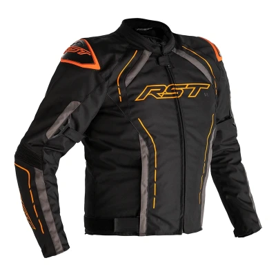 Kép: RST S 1 Dzseki Textil Fekete/Szürke/Narancs Méret 3XL