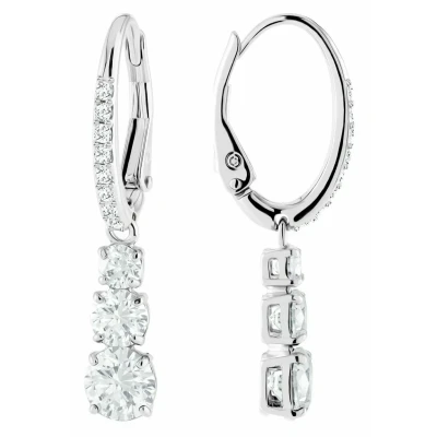 Kép: Swarovski Attract Trilogy Fülbevalók silvercoloured, Méret: One Size, Silver coloured