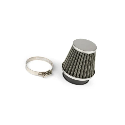 Kép: Egyenes 54mm króm KN típusú légszűrő