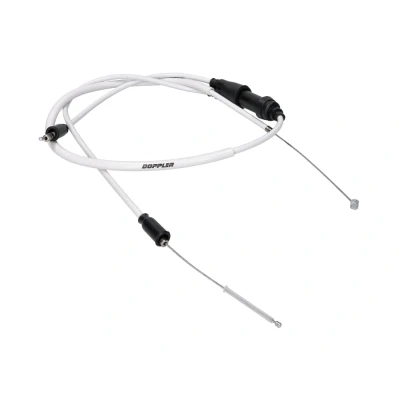 Kép: Gázpedál kábel komplett Doppler PTFE fehér Beta RR50 12 hez