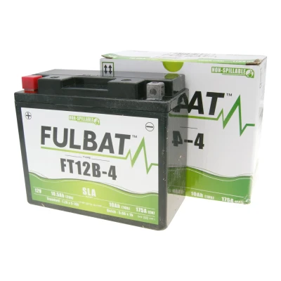 Kép: Fulbat FT12B 4 SLA zárt ólomsavas akkumulátor