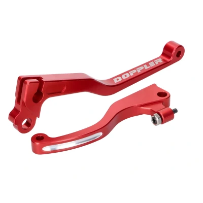 Kép: Fék / Kuplung Kar (PÁR) Doppler CNC piros Derbi DRD Pro