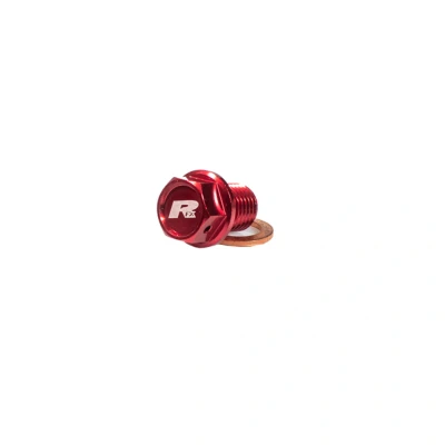Kép: RFX Pro Mágneses Olajleeresztő Csavar (Piros) [M8 x 25mm 1.25] Honda CRF250/CRF250X