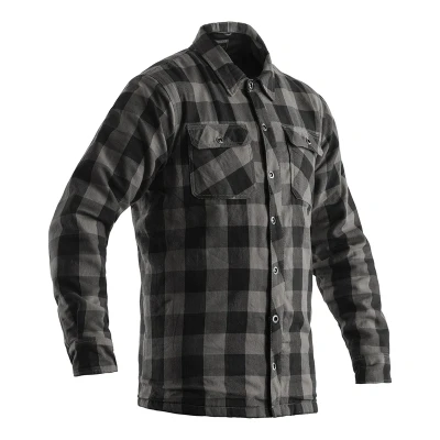 Kép: RST x Kevlar Lumberjack Erősített CE Textil Dzseki Sötétszürke Méret XS