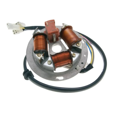 Kép: 12V os generátor állórész (gyújtásalaplap) Simson S51, S53, S70, S83, Schwalbe, SR