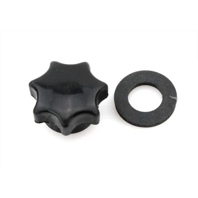 Kép: Csillagmarkolat anya gumialátéttel KR51/1, KR51/2, SR4 2, 3, 4, SR50, SR80 típusokhoz