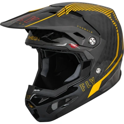 Kép: FLY RACING Formula Carbon Tracer sisak Arany/Fekete