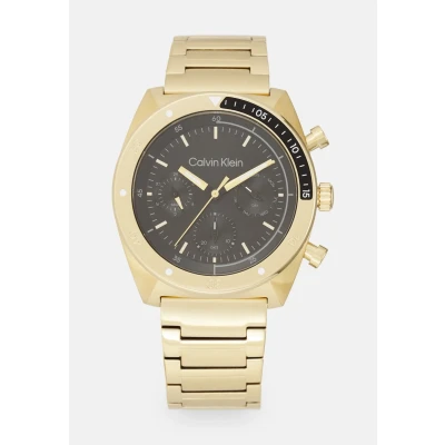 Kép: Calvin Klein FLEX Kronográf óra goldcoloured/black, Méret: One Size, Gold coloured/black