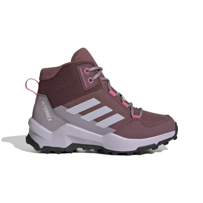 Kép: Adidas Terrex AX4R MID Hiking Túracipők gyerekeknek, Méret: 37 1/3, Quiet crimson/silver dawn/pink fusion Textil/szintetikus anyagok