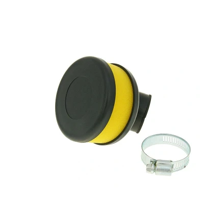 Kép: Flat Foam sárga 28 35mm hajlított légszűrő